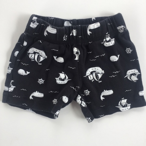 Carter's || Shorts and Bib "Wild for SnackTime" - Picture 2 of 8